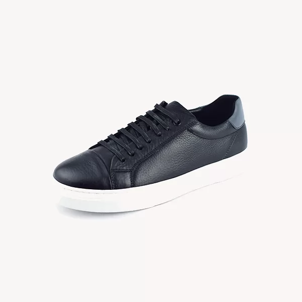  Basket pour homme 328 noir cuir ..........     chaussure homme cuir maroc 